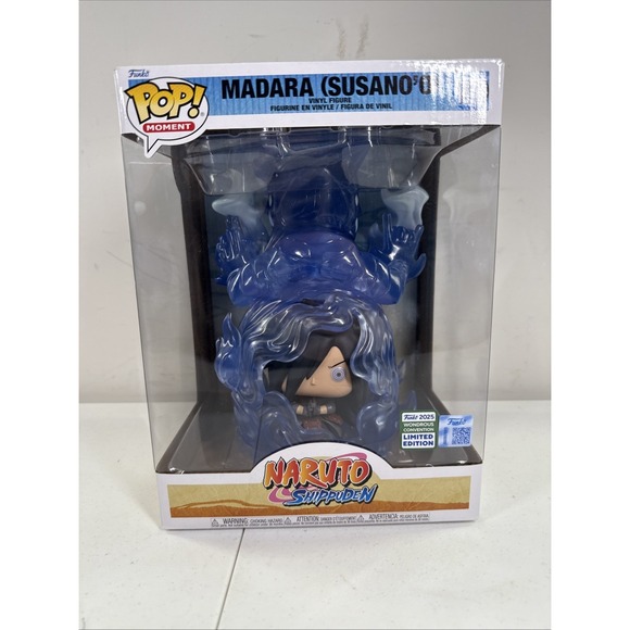 OFFICIAL WONDERCON STICKER DELUXE Madara Susano\'o‎ Funko Pop #1878 Naruto Anime